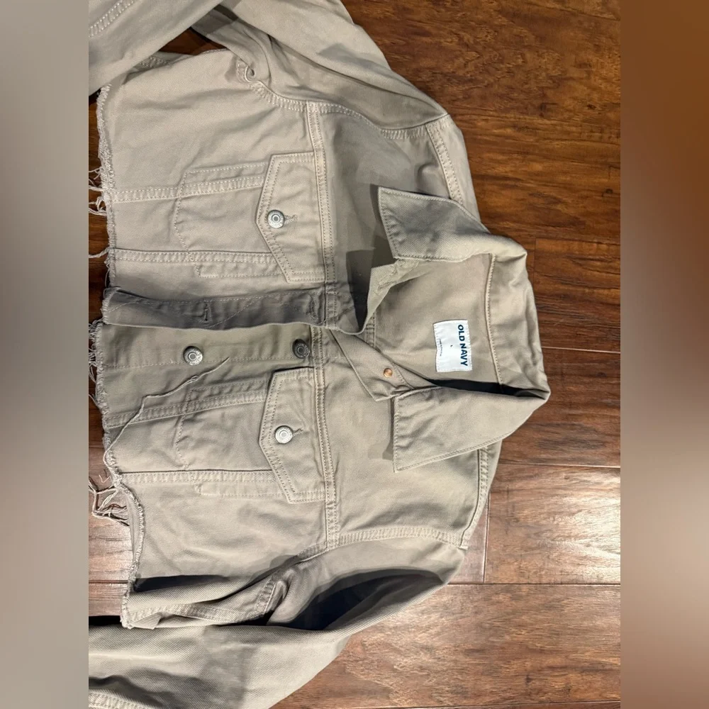 Old Navy Beige Jean Jacket - Picture 4 of 4